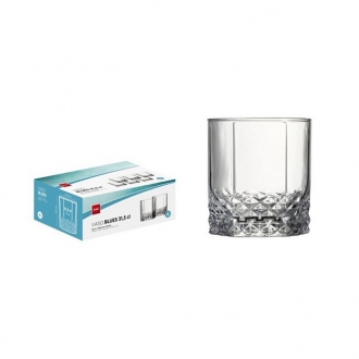 BICCHIERI VETRO ,BICCHIERE BLUES FB CL.31,5