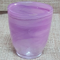 BICCHIERI VETRO ,BICCHIERE VETRO VIOLA ALABAS 280 ARDA