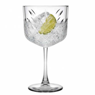 BICCHIERI VETRO ,CALICE GIN TONIC TIMELESS CL.55PASABAC