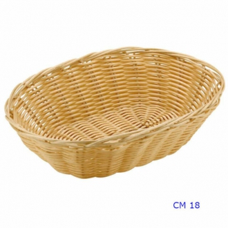 ACCESSORI DA SALA ,CESTINO PANE OV.PP CM.18X13X5 A.508718