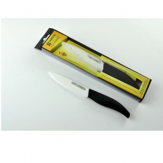 ACCESSORI CUCINA ,COLTELLO CUCINA CM.10 CERAMICA M/NERO 5774N