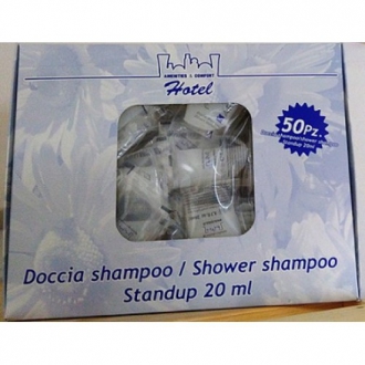 MONOUSO ALBERGO E LINEA CORTESIA ,CONF.50 DOCCIA/SHAMPOO BUST.S.UP 20 ML.