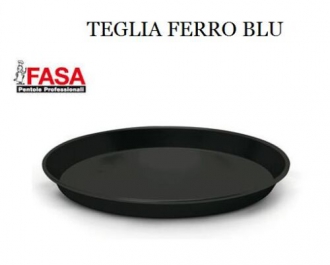 PENTOLAME ,FORMA PIZZA BLU FERRO CM 24