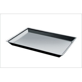 VASELLAME ,PIATTO PASTICCERIA CM.29X21X2 INOX