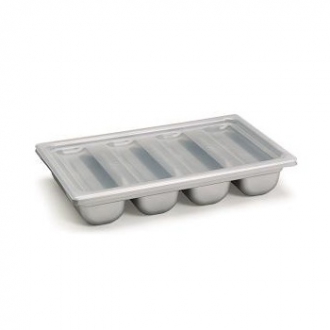 ACCESSORI CUCINA ,PORTAPOSATE HORECA 53X32,5H9,5H A.86-GRI