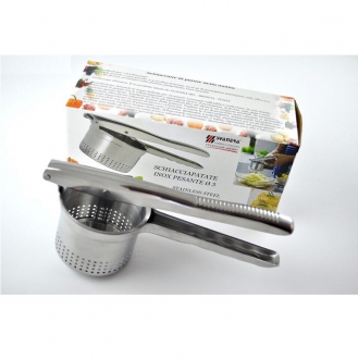 ACCESSORI CUCINA ,SCHIACCIAPATATE INOX Q3 PESANTE A.7034