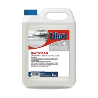 DETERGENZA ,TANICA KG.5 BACTOSAN LIKOR DETERGENTE ALCOLICO MULTIUSO