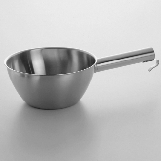 ACCESSORI PASTICCERIA ,TAZZONE MANICO TUB.INOX CM.20 A.120920