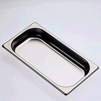 ACCESSORI CUCINA ,VASCHETTA INOX GN1.3 H.4 CM.26X17,8
