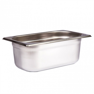 ACCESSORI CUCINA ,VASCHETTA INOX GN1.3 H15 CM.32,5X17,8