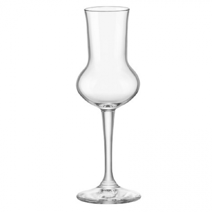 BICCHIERI VETRO CALICE RISERVA GRAPPA CL 8.5 con personalizzazione laser