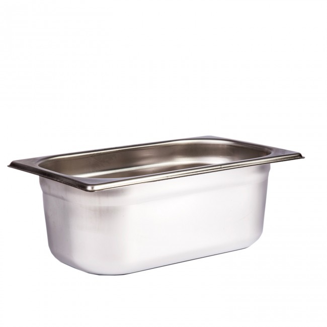 ACCESSORI CUCINA VASCHETTA INOX GN1.4 H10 CM.26,5X16,3